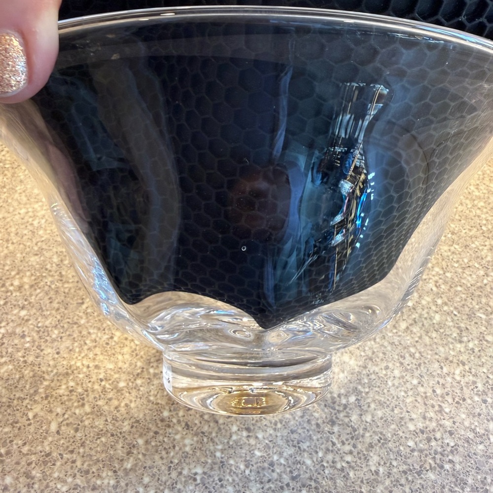 Simon Pearce Clear Glass Decorative Bowl - Picture 7 of 10